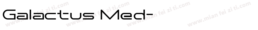 Galactus Med字体转换